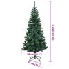 vidaXL &Aacute;rvore de Natal Artificial Pr&eacute;-iluminada Verde 150 cm