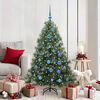 vidaXL &Aacute;rvore de Natal Artificial com 150 LEDs Verde 150 cm PE e PVC