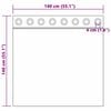 vidaXL Cortinas Blackout com Argolas 2 pcs Roxo 140 x 140 cm Poli&eacute;ster