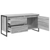 vidaXL Gabinete para TV com gaveta Cinza Sonoma 100 x 36 x 49.5 cm