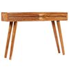 vidaXL Mesa consola ac&aacute;cia maci&ccedil;a c/ gavetas esculpidas 118x30x80 cm