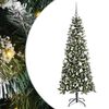 vidaXL &Aacute;rvore de Natal Artificial Verde 180 cm PVC, Pl&aacute;stico e A&ccedil;o