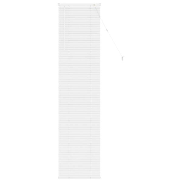 vidaXL Cortina Veneziana Manual Ajust&aacute;vel Branco 213 x 60 cm PVC