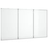 vidaXL Quadro branco magn&eacute;tico dobr&aacute;vel 180x100x1,7 cm alum&iacute;nio