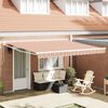 vidaXL Toldo Retr&aacute;til Multicolor 400 &times; 300 cm Poli&eacute;ster