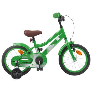vidaXL Bicicleta Infantil 14 Polegadas para 3 a 5 anos Verde