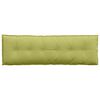 vidaXL Travesseiro para Costas Verde Claro 160 x 19 x 50 cm tecido