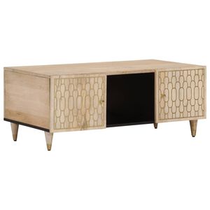 vidaXL Mesa de centro 100x54x40 cm madeira de mangueira maci&ccedil;a