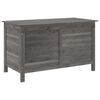 vidaXL Caixa arruma&ccedil;&atilde;o p/ jardim 99x49,5x58,5cm abeto maci&ccedil;o antracite