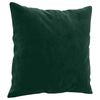 vidaXL Almofadas decorativas 2 pcs 40x40 cm veludo verde-escuro