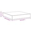 vidaXL Prateleiras de parede suspensas 2 pcs 23x23,5x3,8cm MDF branco