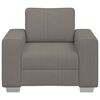 vidaXL Poltrona 100x77x82 cm tecido corduroy cinzento-claro