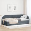 vidaXL Estrutura de Cama de Canto Cinza Escuro 90 cm x 200 cm