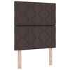 vidaXL Cabeceira LED Cinzento-claro 80 cm tecido