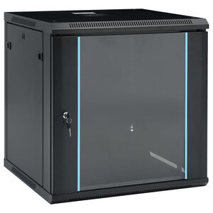 vidaXL Arm&aacute;rio bastidor de parede 12U 19" IP20 600x600x640 mm