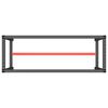 vidaXL Estrutura p/ bancada 140x50x79 cm metal preto e vermelho mate