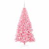 vidaXL &Aacute;rvore de Natal com 300 LEDs com suporte Rosa 180 cm PVC