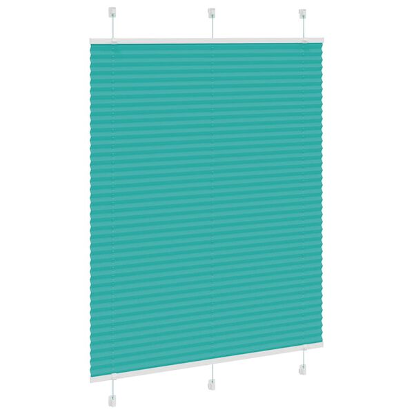 vidaXL Gasolina verde Plissada Cega 105x150 cm Largura Tecido 104,4cm
