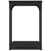vidaXL Mesa de apoio 50x35x52 derivados de madeira preto