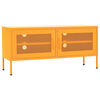 vidaXL M&oacute;vel de TV a&ccedil;o 105x35x50 cm amarelo mostarda
