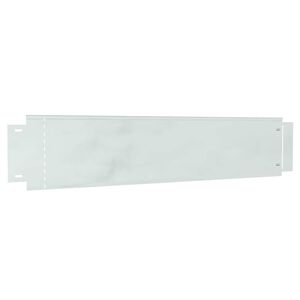 vidaxl Cerca de Grama Cor Galvanizada 100 x 20 x 0,07 cm