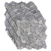 vidaXL Azulejos de Mosaico Cinzento-claro 30 x 30 cm M&aacute;rmore