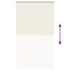 vidaXL Persiana de enrolar 125x230 cm largura tecido 121,6cm poli&eacute;ster