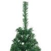 vidaXL &Aacute;rvore de Natal Artificial Pr&eacute;-iluminada Verde 120 cm PVC