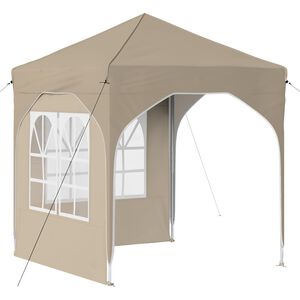 vidaXL Tenda de Festa Pop-up 192 x 192 x 245 cm Creme