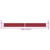 vidaXL Toldo lateral retrátil 117x1200 cm vermelho
