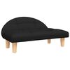 vidaXL Cama para c&atilde;es 70x52x30 cm tecido preto