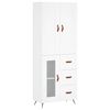 vidaXL Arm&aacute;rio alto 69,5x34x180 cm derivados de madeira branco