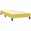 vidaXL Cama box spring c/ colch&atilde;o e LED 100x200 cm tecido verde