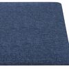 vidaXL Cabeceira de Parede 12 pcs Azul 30 x 15 cm tecido
