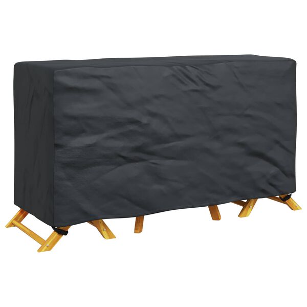 vidaXL Capa para M&oacute;veis Liso Preto 180 x 70 x 90 cm 420D