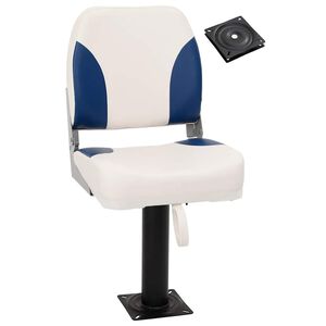 vidaXL Assento de barco com pedestal rotativo a 360&deg;