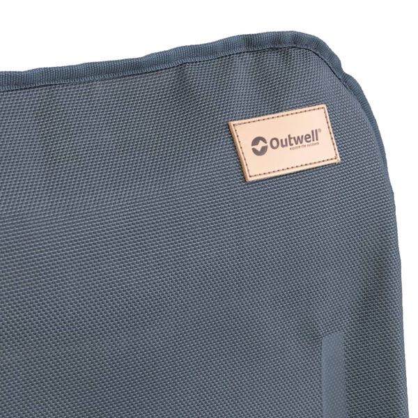 Outwell Cadeira de campismo reclin&aacute;vel Cromer azul oceano