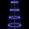 vidaXL &Aacute;rvore de Natal LED com 355 LEDs Azul 184.5 cm Metal