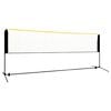 vidaXL Rede de badm&iacute;nton ajust&aacute;vel 400x103x94-158 cm metal