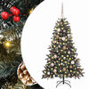 vidaXL &Aacute;rvore de Natal Artificial Verde 120 cm PVC, Pl&aacute;stico e A&ccedil;o