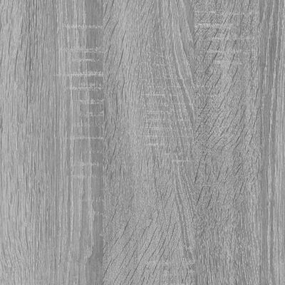 vidaXL Armário alto 70x34x180 cm derivados de madeira sonoma cinza