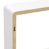 vidaXL Prateleiras de parede em forma de cubo 3 pcs MDF branco