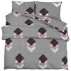 vidaXL Conjunto de capa de edred&atilde;o 260x240 cm algod&atilde;o multicor