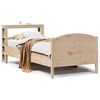 vidaXL Cama sem colch&atilde;o 75x190 cm madeira de pinho maci&ccedil;a