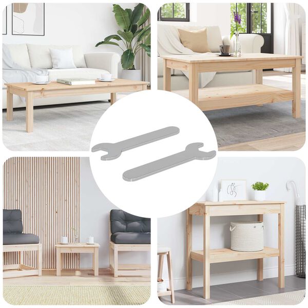 vidaXL Chave 2 pcs Prateado 10 mm Ferro