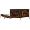 vidaXL Estrutura de cama 180x200 cm derivados madeira/metal