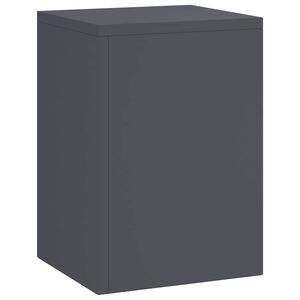 vidaXL Suporte para Plantas 3 unid. Antracite 24 x 24 x 75 cm