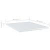 vidaXL Prateleiras para estante 4 pcs 40x50x1,5cm contraplacado branco