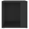 vidaXL Mesa de apoio 33x33x34,5 cm derivados de madeira preto