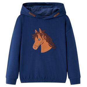 vidaXL Sweatshirt para crian&ccedil;a azul-marinho 92